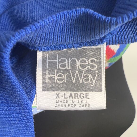 Vintage Ice Skaters Embroidered Holiday Sweatshirt | Christmas Sweater, USA - Picture 8 of 9